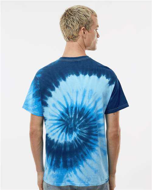 Colortone 1000-Unisex Multi-Color Tie-Dyed T-Shirt in 