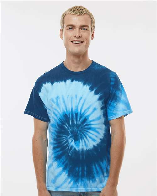 Colortone 1000-Unisex Multi-Color Tie-Dyed T-Shirt in 