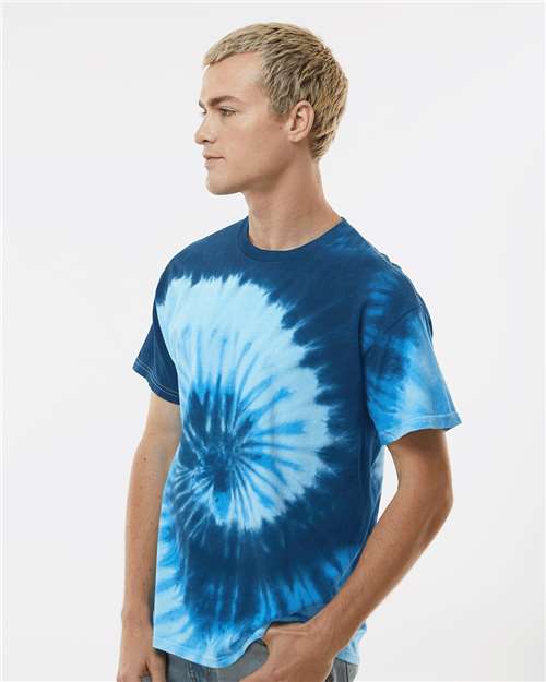 Colortone 1000-Unisex Multi-Color Tie-Dyed T-Shirt in 