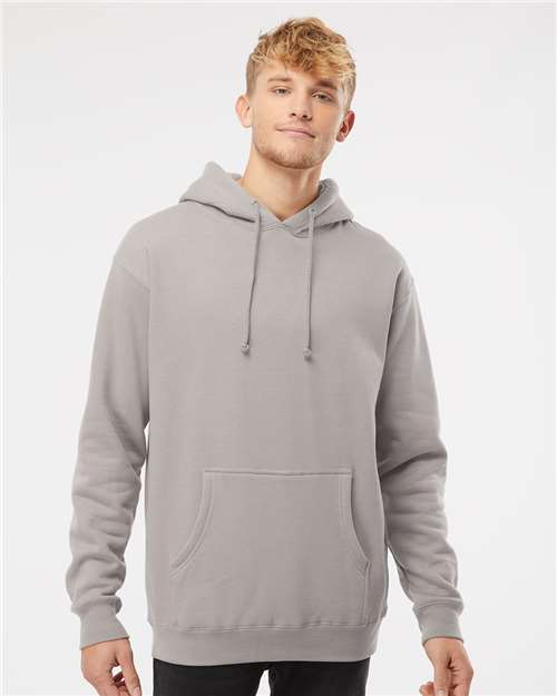 Unisex Heavyweight Hooded Sweatshirt - OnModelFront - B22276412 - Cement