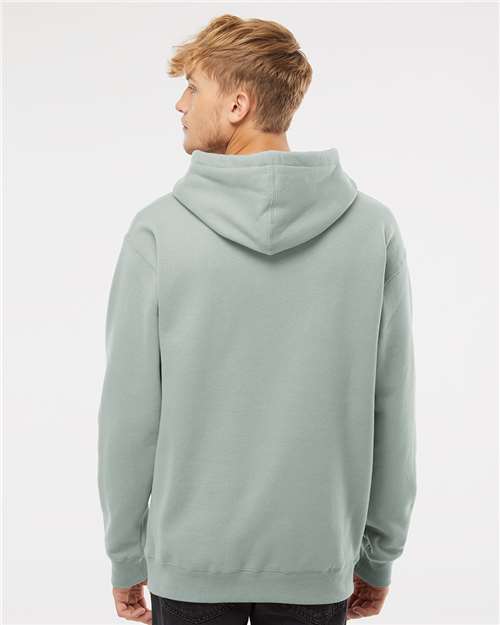 Unisex Heavyweight Hooded Sweatshirt - OnModelBack - B22276422 - Dusty Sage