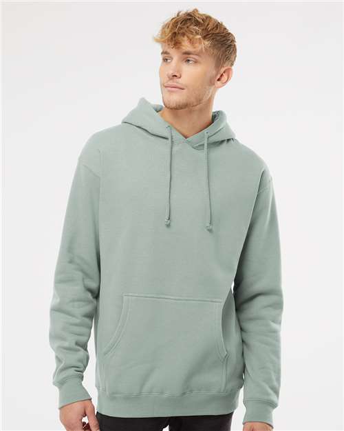 Unisex Heavyweight Hooded Sweatshirt - OnModelFront - B22276422 - Dusty Sage
