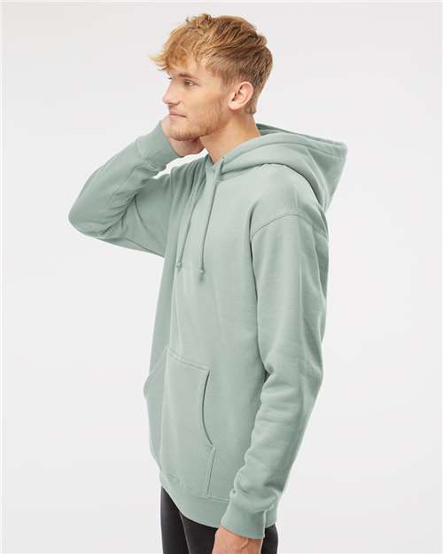 Unisex Heavyweight Hooded Sweatshirt - OnModelSide - B22276422 - Dusty Sage