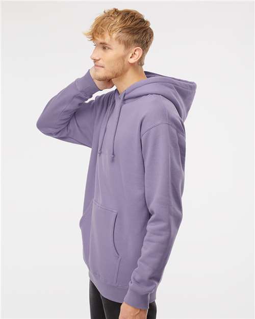 Unisex Heavyweight Hooded Sweatshirt - OnModelSide - B22276432 - Plum
