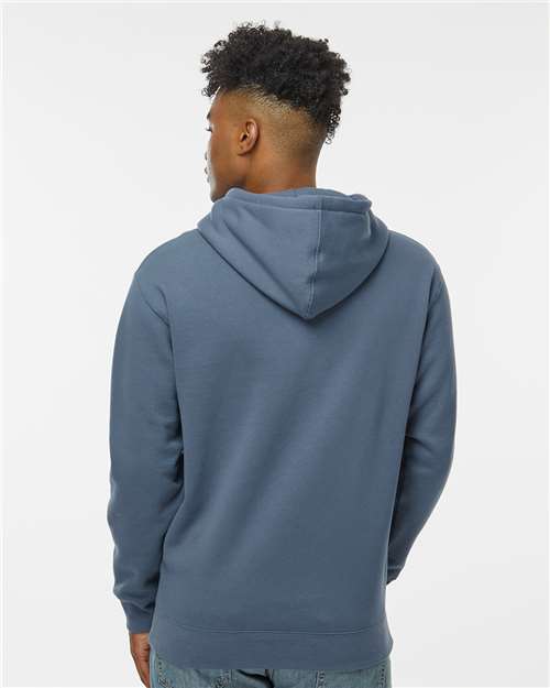 Unisex Heavyweight Hooded Sweatshirt - OnModelBack - B22276442 - Storm Blue