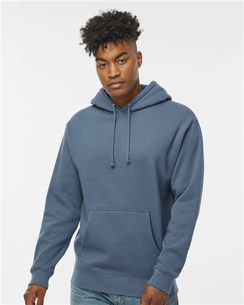 Unisex Heavyweight Hooded Sweatshirt - OnModelFront - B22276442 - Storm Blue