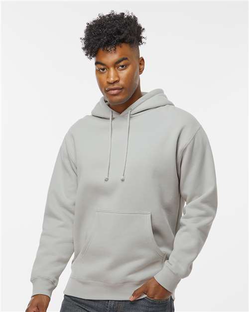 Unisex Heavyweight Hooded Sweatshirt - OnModelFront - B22276452 - Smoke