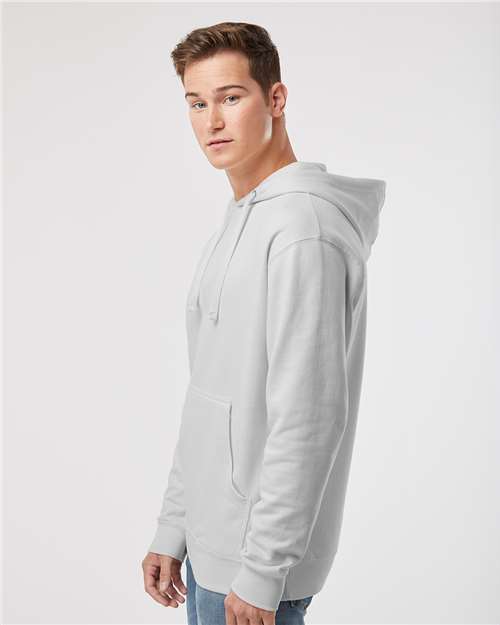 Unisex Midweight Hooded Sweatshirt - OnModelSide - B23676593 - Smoke