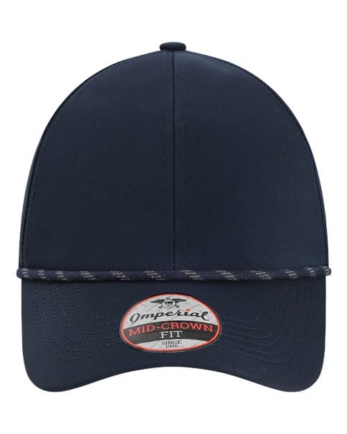 Imperial 11606 Adjustable / Navy 6054-The Habanero Performance Rope Cap