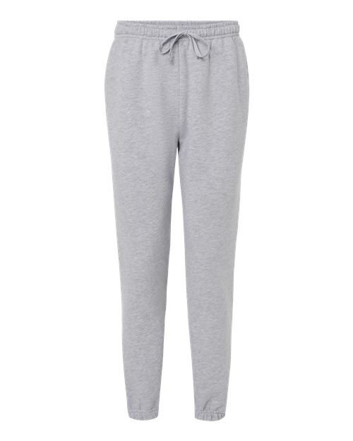 Unisex ReFlex Fleece Sweatpants - Front - B02927583 - Heather Grey