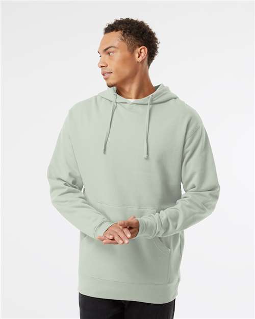Unisex Midweight Hooded Sweatshirt - OnModelFront - B23676433 - Dusty Sage