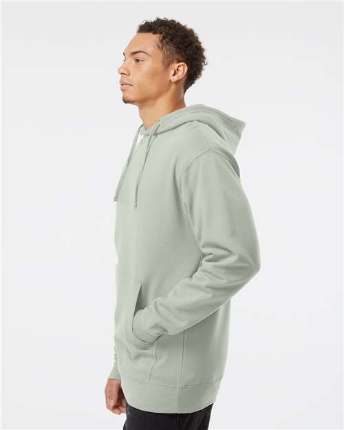 Unisex Midweight Hooded Sweatshirt - OnModelSide - B23676433 - Dusty Sage