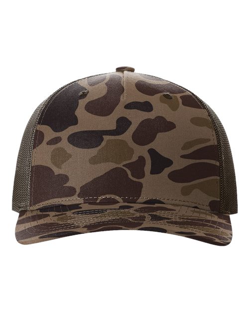 Five-Panel Printed Trucker Cap - Front - B26795100 - undefined