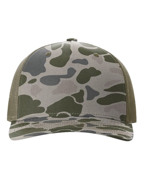 Five-Panel Printed Trucker Cap - Front - B26795130 - undefined