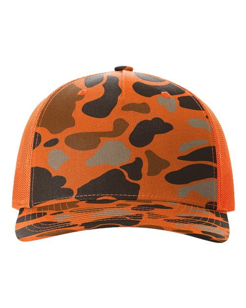 Five-Panel Printed Trucker Cap - Front - B26795320 - undefined