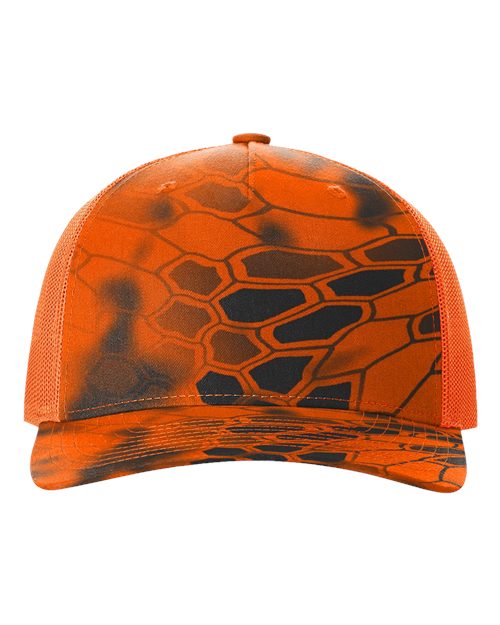 Five-Panel Printed Trucker Cap - Front - B26795370 - undefined