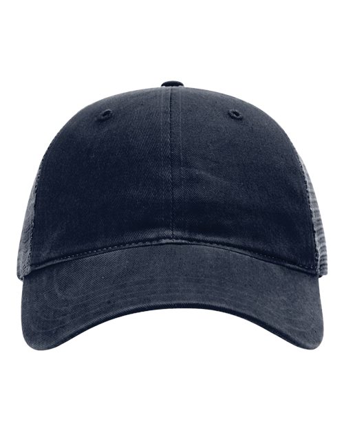 Garment-Washed Trucker Cap - Front - B17995390 - undefined