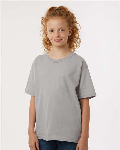 Youth Gold Soft Touch T-Shirt - OnModelFront - B01842072 - Gravel