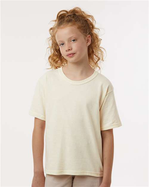 Youth Gold Soft Touch T-Shirt - OnModelFront - B01842242 - Natural