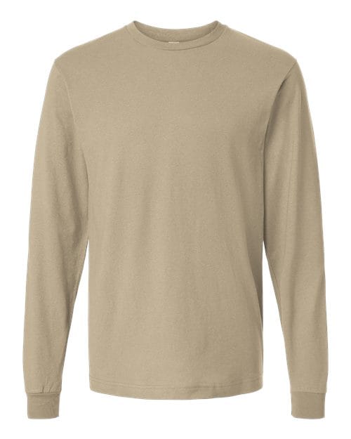 Unisex Fine Jersey Long Sleeve T-Shirt - Front - B00059103 - undefined