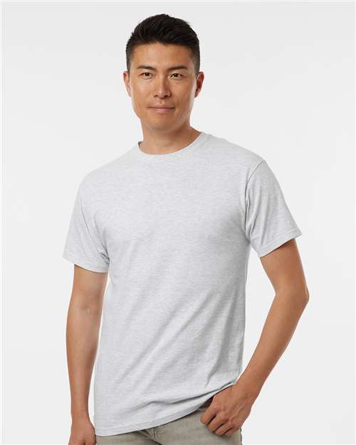 Men's Gold Soft Touch T-Shirt - OnModelFront - B01542073 - Ash