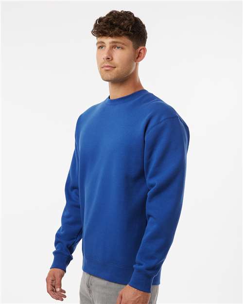 Unisex Heavyweight Crewneck Sweatshirt - OnModelSide - B04076752 - Royal