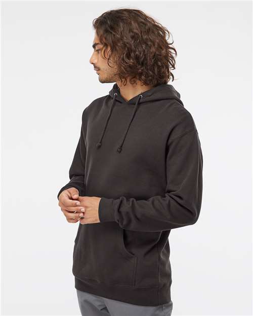 Unisex Heavyweight Hooded Sweatshirt - OnModelSide - B22276592 - Asphalt