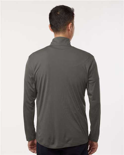Men's Pro-Lock Performance Quarter-Zip Pullover - OnModelBack - B00296590 - Charcoal