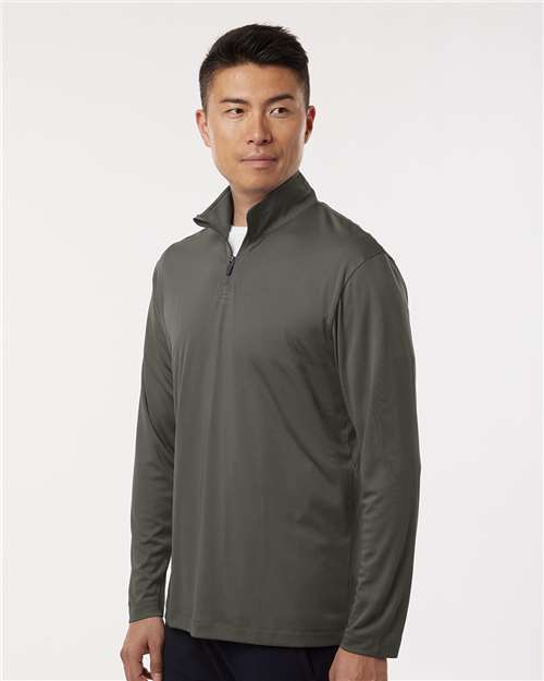 Men's Pro-Lock Performance Quarter-Zip Pullover - OnModelSide - B00296590 - Charcoal