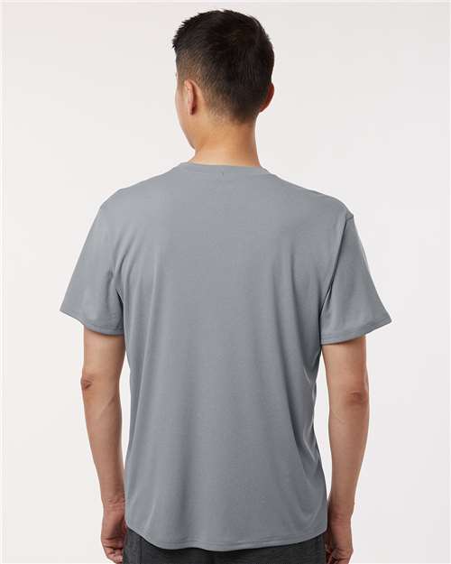 Men's Pro-Lock Performance T-Shirt - OnModelBack - B00396092 - Heather Steel