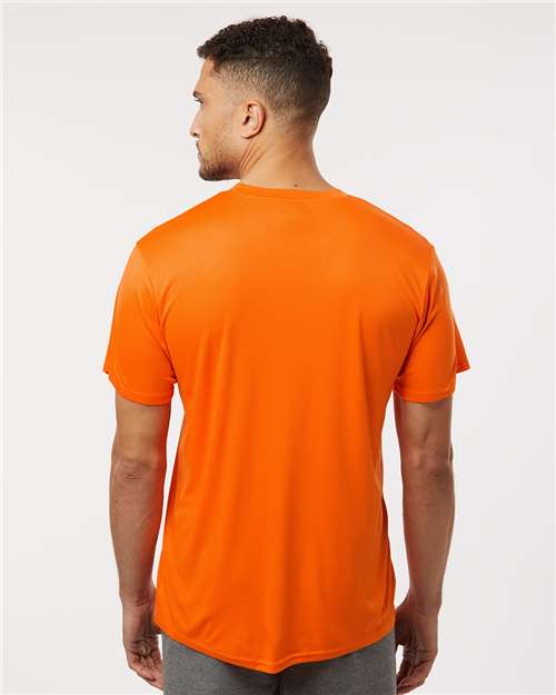 Men's Pro-Lock Performance T-Shirt - OnModelBack - B00396662 - Neon Orange