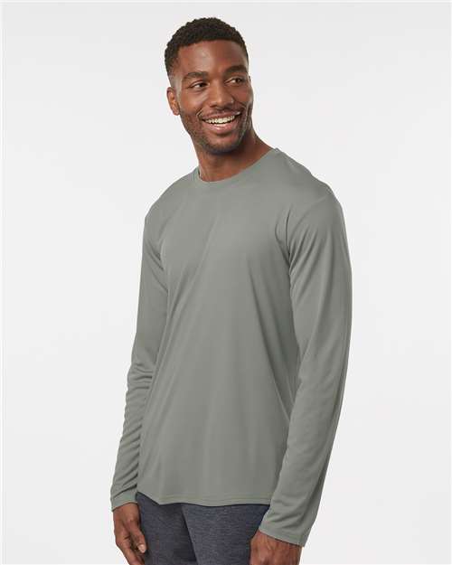 Unisex Pro-Lock Performance Long Sleeve T-Shirt - OnModelSide - B00496112 - Greystone