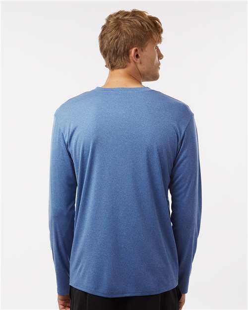 Unisex Pro-Lock Performance Long Sleeve T-Shirt - OnModelBack - B00496752 - Heather Royal