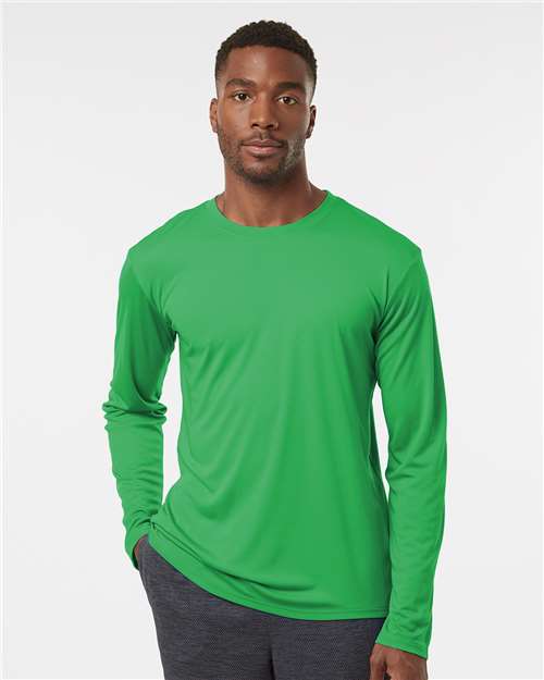 Unisex Pro-Lock Performance Long Sleeve T-Shirt - OnModelFront - B00496172 - Kelly Green