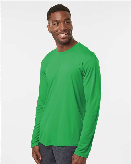 Unisex Pro-Lock Performance Long Sleeve T-Shirt - OnModelSide - B00496172 - Kelly Green