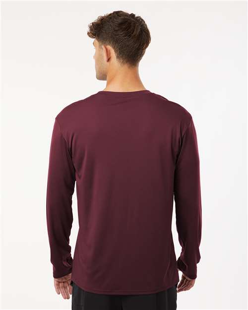 Unisex Pro-Lock Performance Long Sleeve T-Shirt - OnModelBack - B00496532 - Maroon