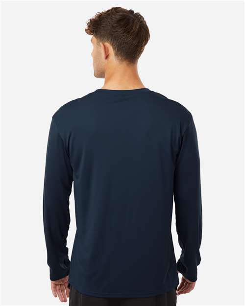 Unisex Pro-Lock Performance Long Sleeve T-Shirt - OnModelBack - B00496162 - Navy