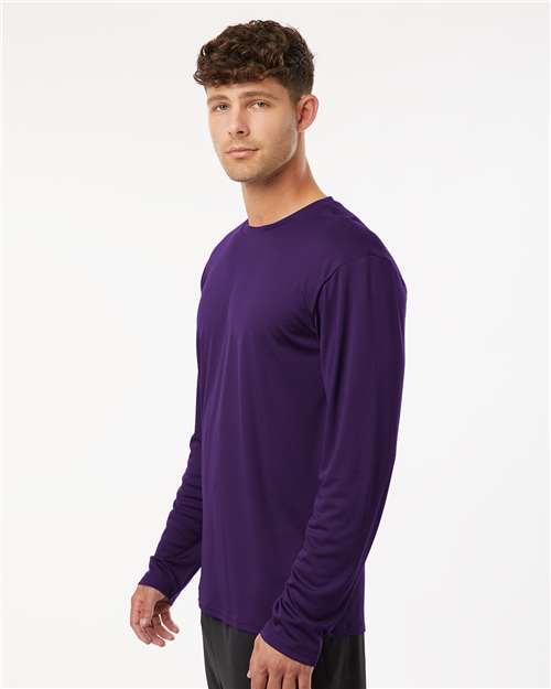 Unisex Pro-Lock Performance Long Sleeve T-Shirt - OnModelSide - B00496672 - Purple