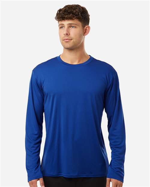 Unisex Pro-Lock Performance Long Sleeve T-Shirt - OnModelFront - B00496192 - Royal