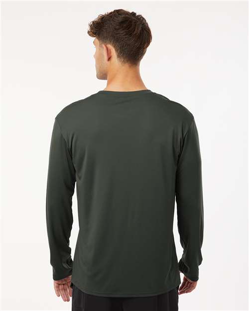Unisex Pro-Lock Performance Long Sleeve T-Shirt - OnModelBack - B00496202 - Smoke