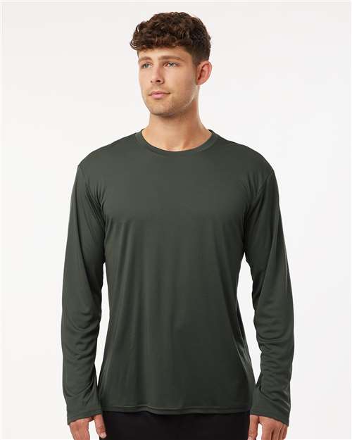 Unisex Pro-Lock Performance Long Sleeve T-Shirt - OnModelFront - B00496202 - Smoke