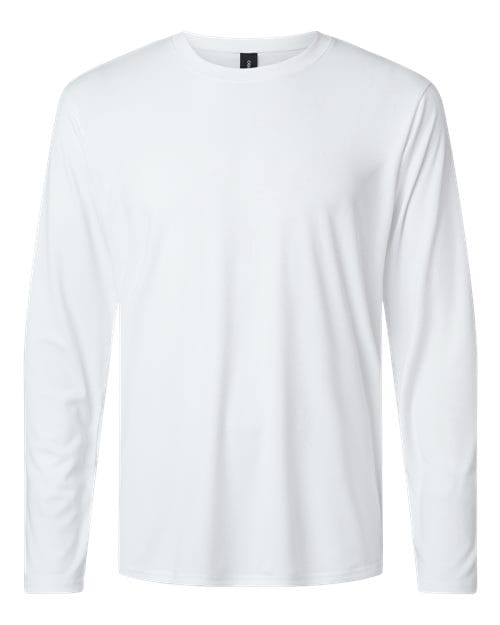 Unisex Pro-Lock Performance Long Sleeve T-Shirt - Front - B00496000 - White