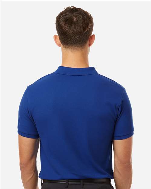 Men's Pique Polo - OnModelBack - B00596752 - Royal
