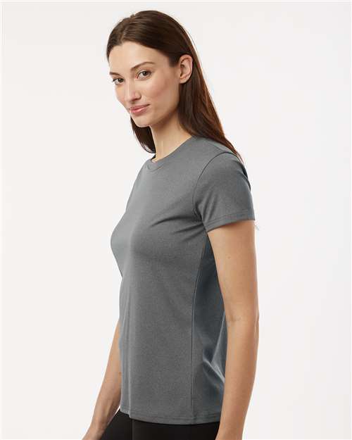 Women's Pro-Lock Performance T-Shirt - OnModelSide - B00796133 - Heather Granite
