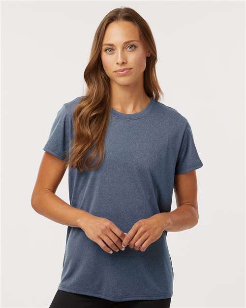 Women's Pro-Lock Performance T-Shirt - OnModelFront - B00796653 - Heather Navy