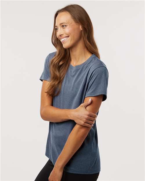 Women's Pro-Lock Performance T-Shirt - OnModelSide - B00796653 - Heather Navy