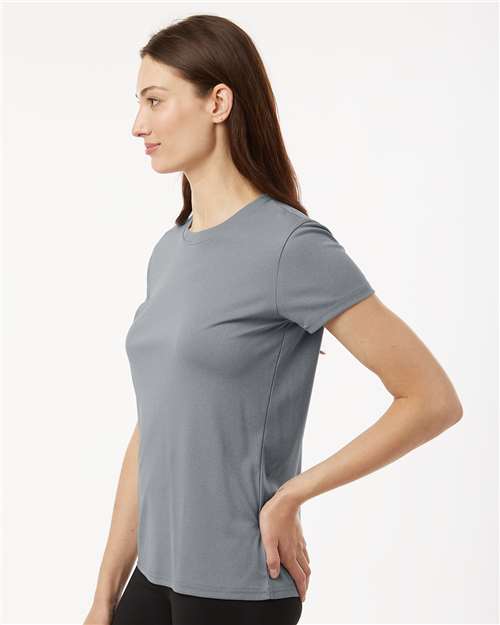 Women's Pro-Lock Performance T-Shirt - OnModelSide - B00796093 - Heather Steel