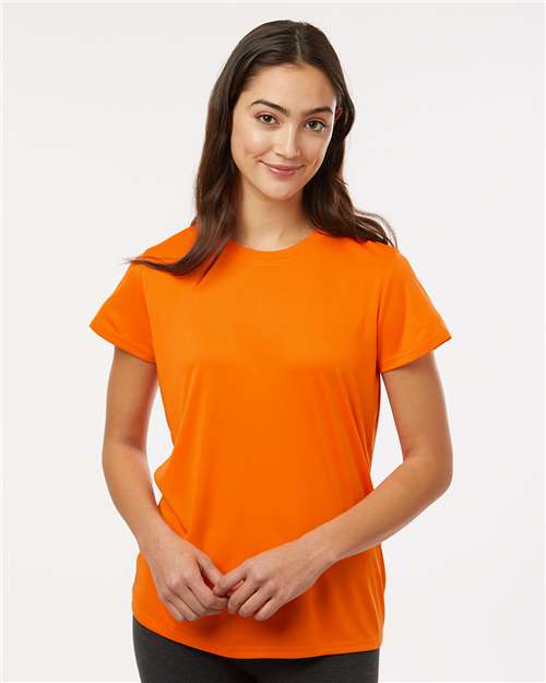 Women's Pro-Lock Performance T-Shirt - OnModelFront - B00796663 - Neon Orange