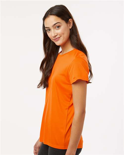 Women's Pro-Lock Performance T-Shirt - OnModelSide - B00796663 - Neon Orange