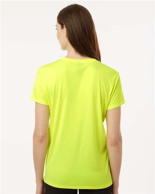 Women's Pro-Lock Performance T-Shirt - OnModelBack - B00796163 - Neon Yellow